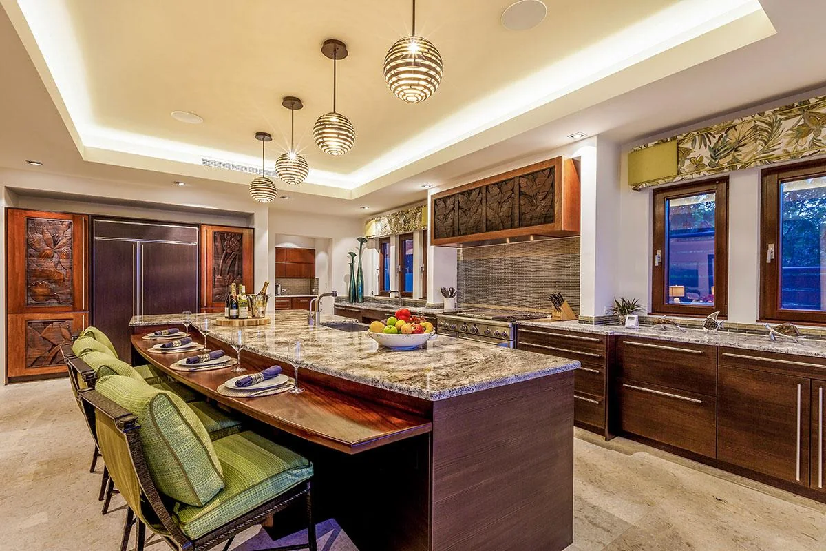 A private chef preparing a villa dining experience