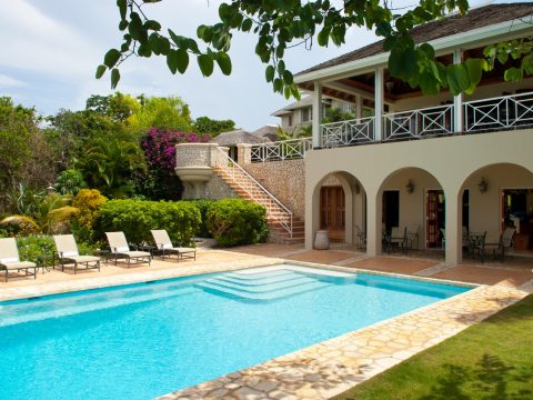Jus' Paradise Golf Villa in Rose Hall in Montego Bay, Jamaica
