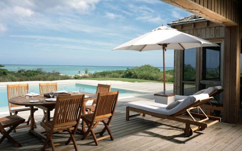 Turks and Caicos private villa setting